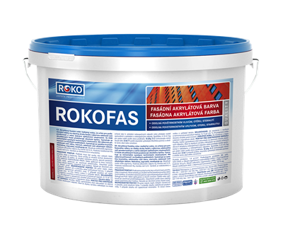 Fasádní barva Rokofas Akryl 7,5 kg
