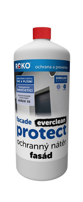 Ochranný transparentní nátěr na fasády ROKO EVERCLEAN FACADE PROTECT 1 l