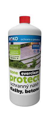 Ochranný transparentní nátěr na dlažbu, kámen a beton ROKO EVERCLEAN STONE PROTECT 1 l