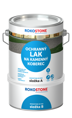 Ochranný lak pro kamenný koberec ROKOSTONE® 2K PUR set 3 kg