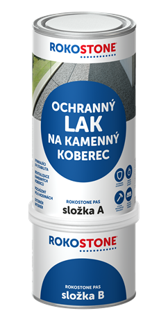 Ochranný lak pro kamenný koberec ROKOSTONE® PAS set 1,25 kg