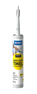 Roko akrylový tmel na sádrokartony 310ml - bílý
