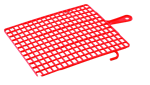 Stírací mřížka 20 x 27 cm, plast, modrá, pevné a husté provedení