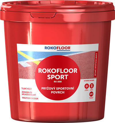 ROKOFLOOR® SPORT červený set 12 kg