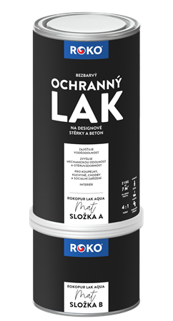 Ochranný lak ROKOPUR LAK AQUA MAT set 1 kg