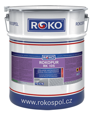 Základní polyuretanová barva Rokopur základ 12 kg